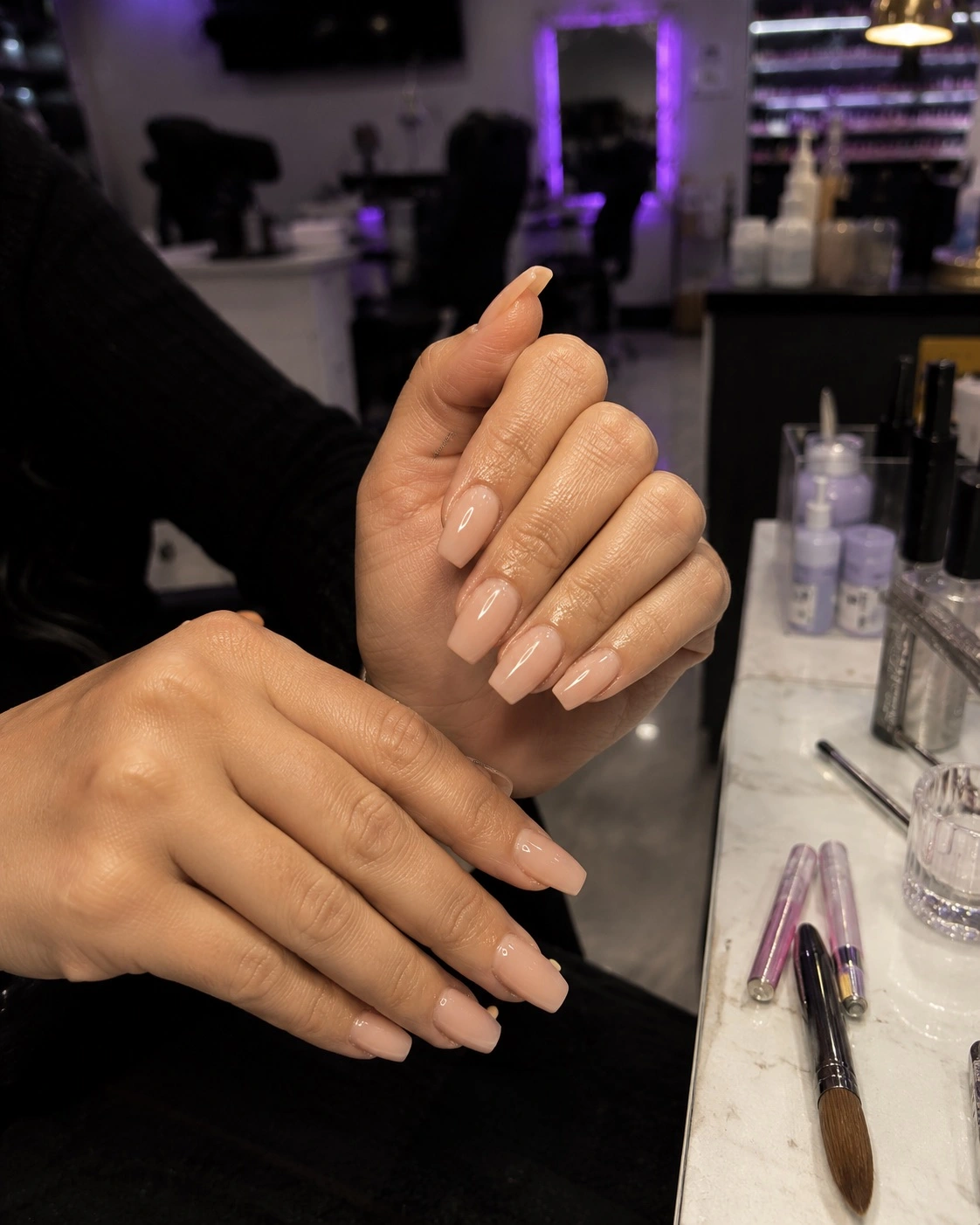 Nail treatment at Tina's Queen