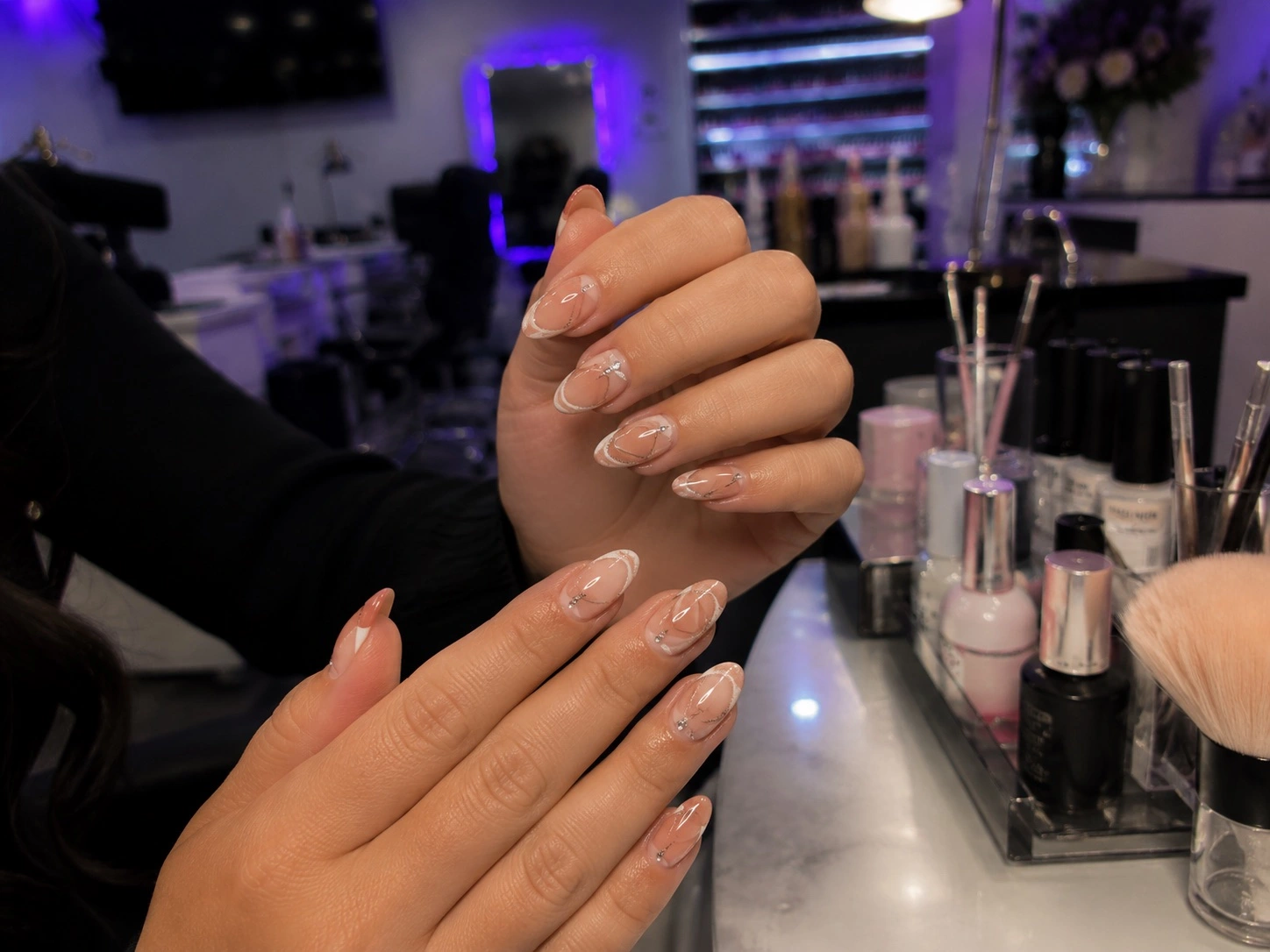Nail art and finishing treatments at Tina's Queen