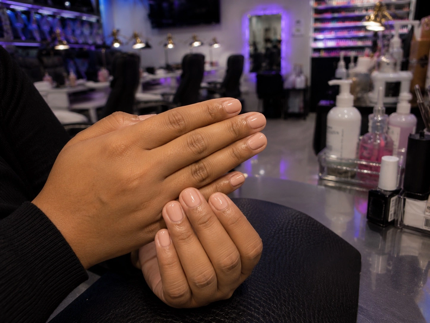 Natural nail treatments at Tina's Queen